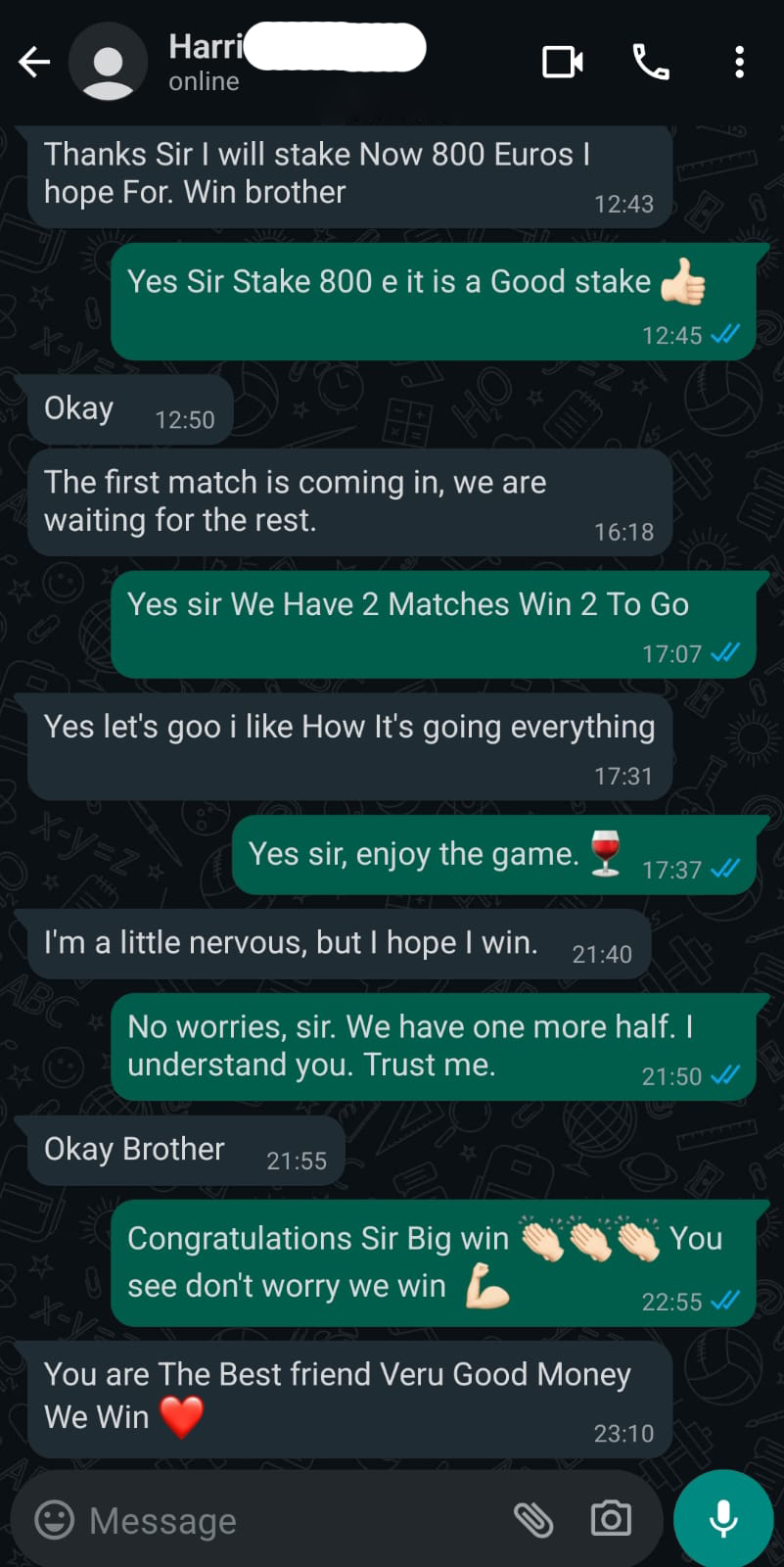 Fixed Matches Vip ticket big winner start your wining plan today and start your wining strategy